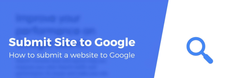 Submit your website to Google